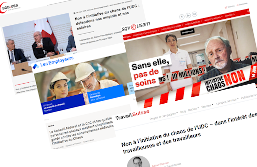 chaos conference presse confédération